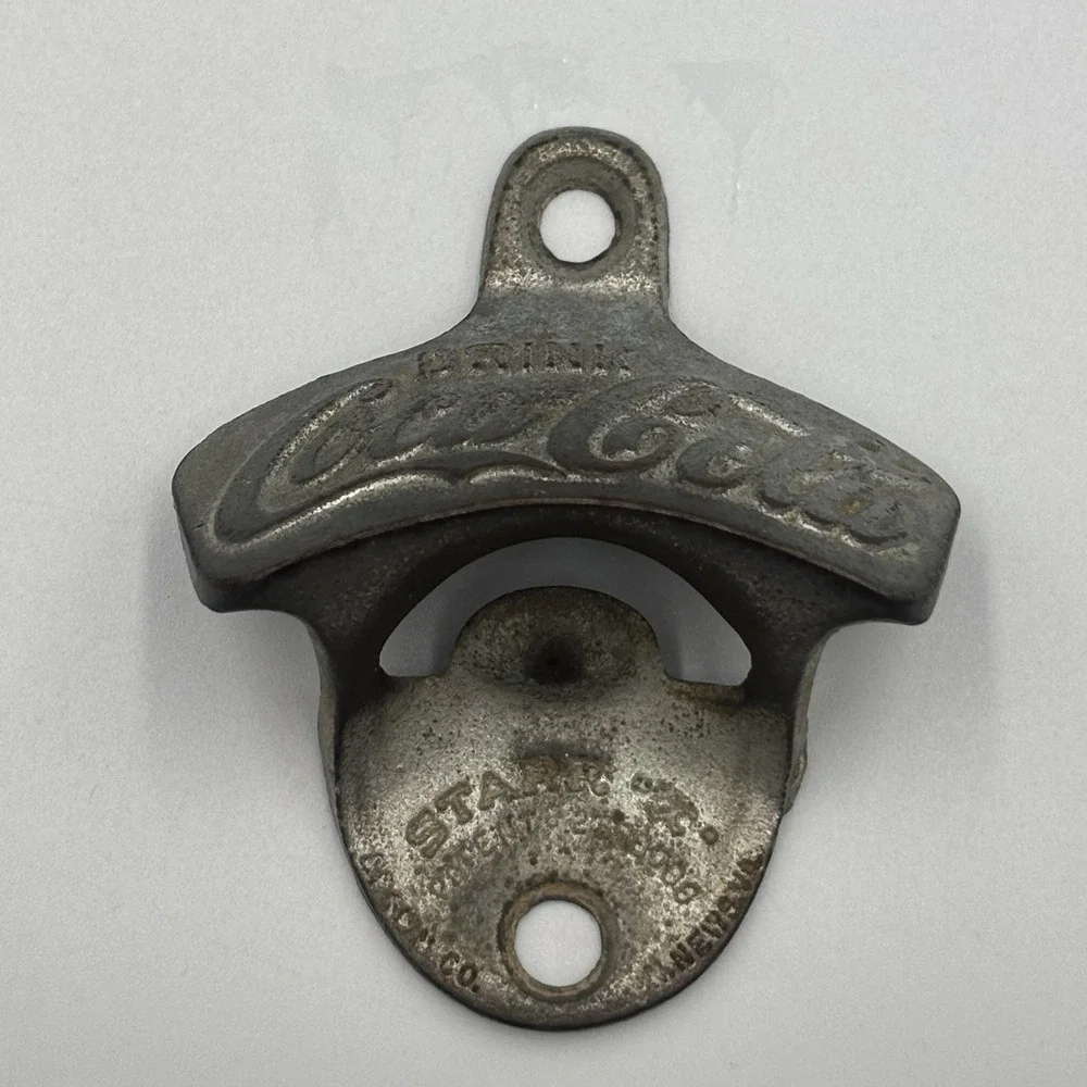 Vintage Drink‎ Coca Cola Coke Metal Wall Bottle Opener Starr X Brown Co USA